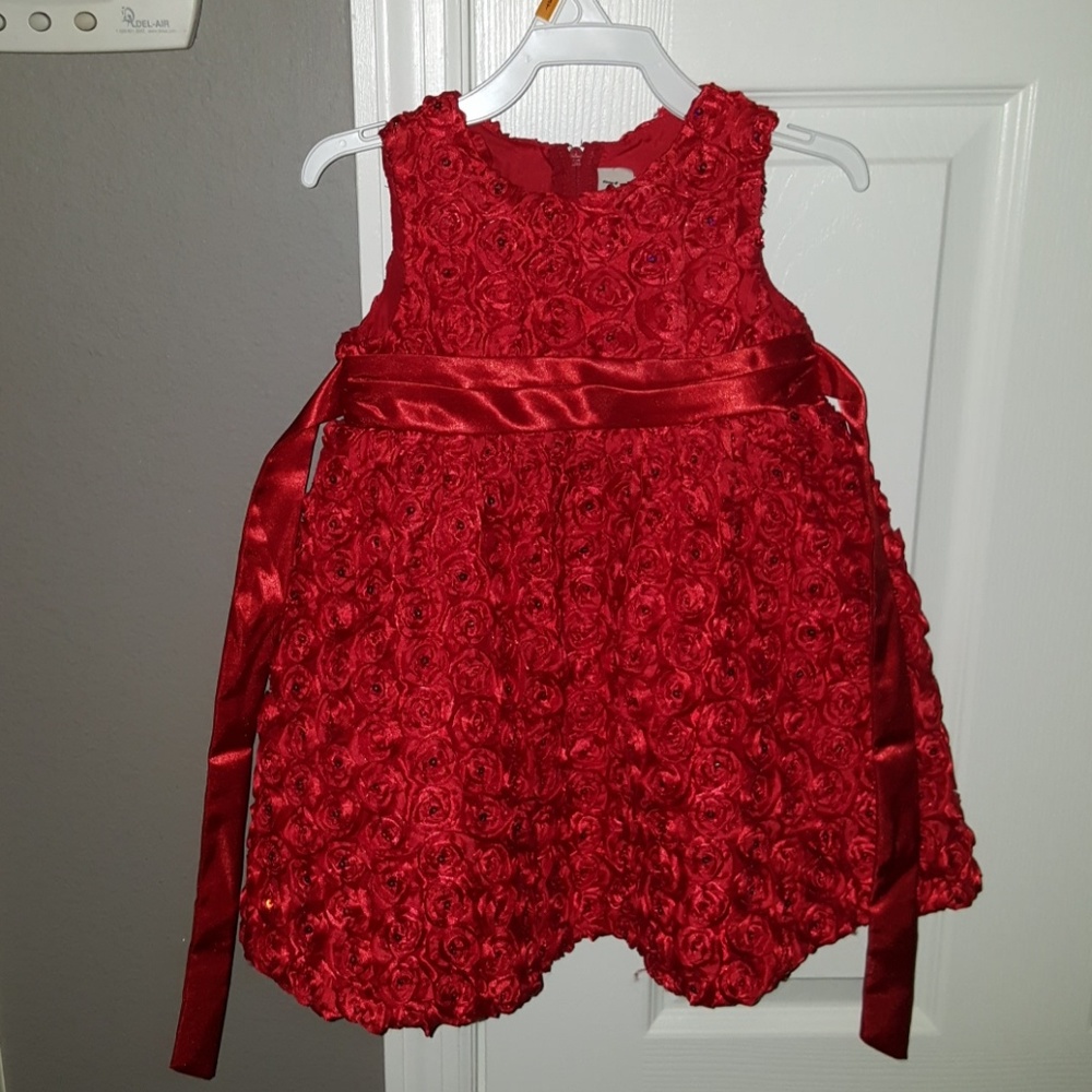 Toddler red dress